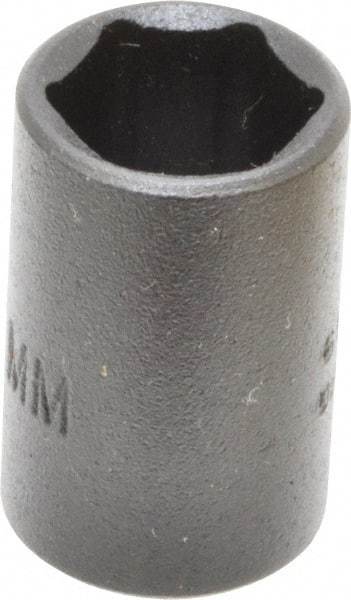 Proto - 1/4" Drive 10mm Standard Impact Socket - 6 Points, 7/8" OAL - Apex Tool & Supply
