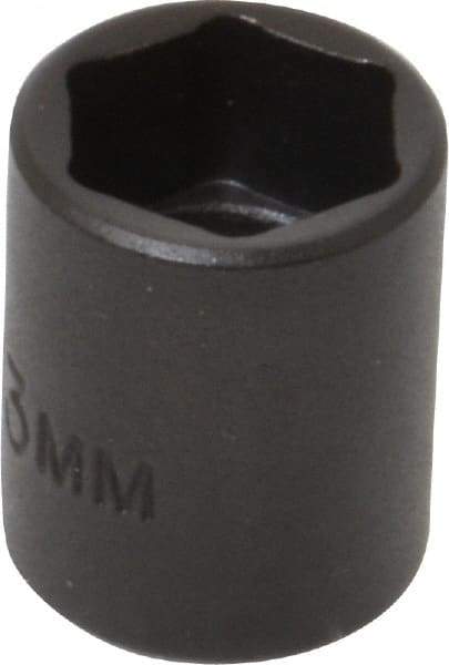 Proto - 1/4" Drive 13mm Standard Impact Socket - 6 Points, 7/8" OAL - Apex Tool & Supply