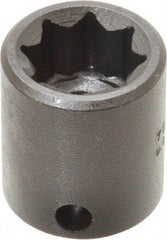 Proto - 3/8" Drive 1/2" Standard Impact Socket - 8 Points, 1-1/16" OAL - Apex Tool & Supply