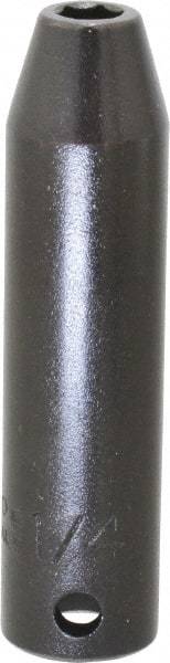 Proto - 3/8" Drive 1/4" Deep Impact Socket - 6 Points, 2-3/4" OAL - Apex Tool & Supply