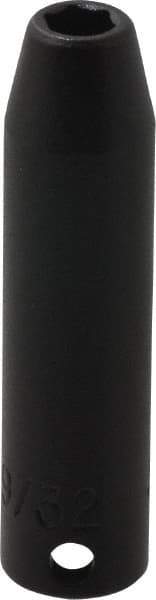 Proto - 3/8" Drive 9/32" Deep Impact Socket - 6 Points, 2-3/4" OAL - Apex Tool & Supply