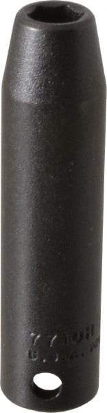 Proto - 3/8" Drive 5/16" Deep Impact Socket - 6 Points, 2-3/4" OAL - Apex Tool & Supply