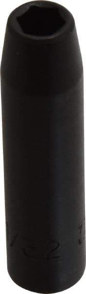 Proto - 3/8" Drive 11/32" Deep Impact Socket - 6 Points, 2-3/4" OAL - Apex Tool & Supply
