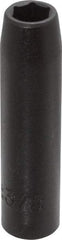 Proto - 3/8" Drive 3/8" Deep Impact Socket - 6 Points, 2-3/4" OAL - Apex Tool & Supply