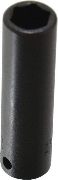 Proto - 3/8" Drive 1/2" Deep Impact Socket - 6 Points, 2-3/4" OAL - Apex Tool & Supply