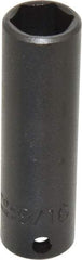 Proto - 3/8" Drive 9/16" Deep Impact Socket - 6 Points, 2-3/4" OAL - Apex Tool & Supply