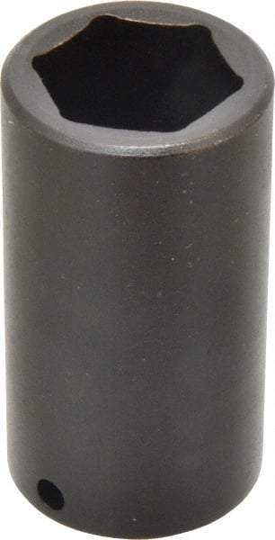 Proto - 3/8" Drive 1" Deep Impact Socket - 6 Points, 2-3/4" OAL - Apex Tool & Supply