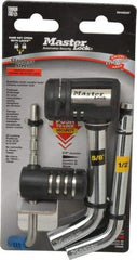 Master Lock - Keyed Different Bent Pin Receiver Padlock - Stainless Steel - Apex Tool & Supply