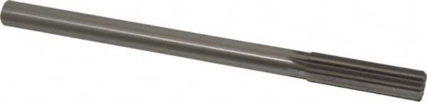 Made in USA - 0.63" High Speed Steel 8 Flute Chucking Reamer - Apex Tool & Supply