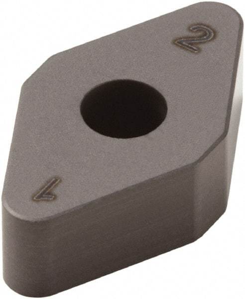 Seco - DNMA332 Grade CBN300 PCBN Turning Insert - Uncoated, 55° Diamond, 3/8" Inscr Circle, 3/16" Thick, 1/32" Corner Radius - Apex Tool & Supply