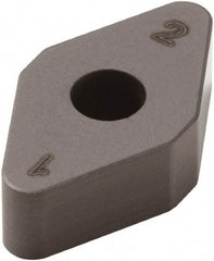 Seco - DNMA332 Grade CBN300 PCBN Turning Insert - Uncoated, 55° Diamond, 3/8" Inscr Circle, 3/16" Thick, 1/32" Corner Radius - Apex Tool & Supply