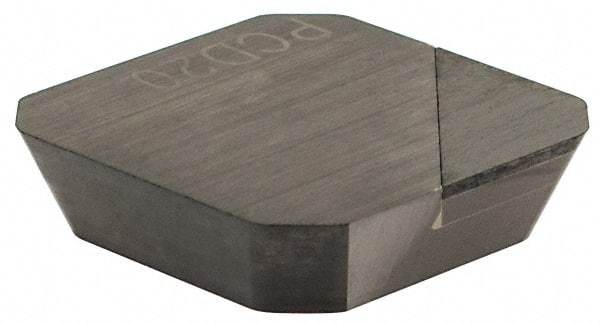 Seco - SEHN1203 Grade PCD20 PCD Milling Insert - Uncoated, 1/8" Thick, 1/2" Inscribed Circle - Apex Tool & Supply