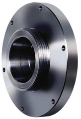 Pratt Burnerd America - Adapter Back Plate for 8" Diam Self Centering Lathe Chucks - L-00 Mount, 2-1/4" Through Hole Diam, Steel - Apex Tool & Supply