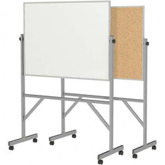 Ghent - Whiteboards & Magnetic Dry Erase Boards Type: Reversible Dry Erase/Corkboard Height (Inch): 78-1/4 - Apex Tool & Supply