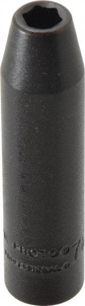 Proto - 3/8" Drive 7mm Deep Impact Socket - 6 Points, 2-47/64" OAL - Apex Tool & Supply