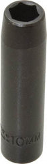 Proto - 3/8" Drive 10mm Deep Impact Socket - 6 Points, 2-47/64" OAL - Apex Tool & Supply
