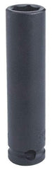 Proto - 3/8" Drive 22mm Deep Impact Socket - 6 Points, 2-47/64" OAL - Apex Tool & Supply
