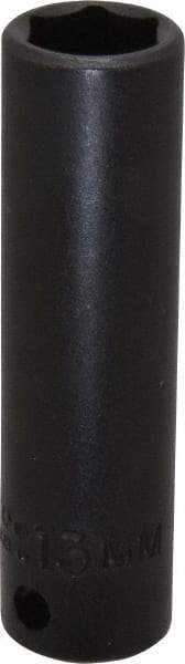 Proto - 3/8" Drive 16mm Deep Impact Socket - 6 Points, 2-47/64" OAL - Apex Tool & Supply
