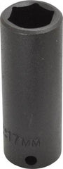 Proto - 3/8" Drive 17mm Deep Impact Socket - 6 Points, 2-47/64" OAL - Apex Tool & Supply