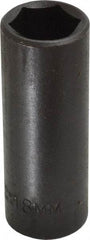 Proto - 3/8" Drive 18mm Deep Impact Socket - 6 Points, 2-47/64" OAL - Apex Tool & Supply
