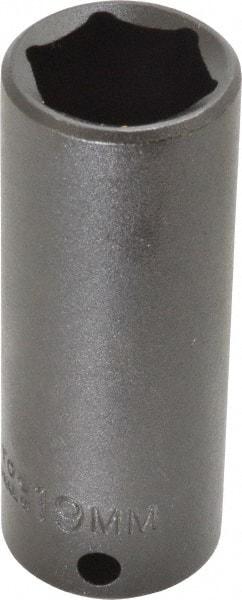 Proto - 3/8" Drive 19mm Deep Impact Socket - 6 Points, 2-47/64" OAL - Apex Tool & Supply