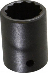 Proto - 1/2" Drive 7/8" Standard Impact Socket - 12 Points, 1-5/8" OAL - Apex Tool & Supply