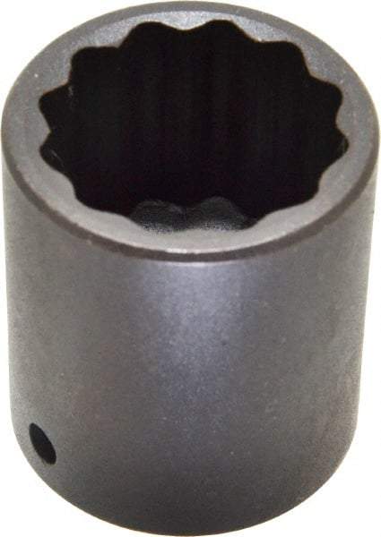 Proto - 1/2" Drive 1-1/4" Standard Impact Socket - 12 Points, 2" OAL - Apex Tool & Supply