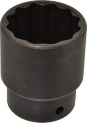 Proto - 1/2" Drive 1-7/16" Standard Impact Socket - 12 Points, 2-15/64" OAL - Apex Tool & Supply