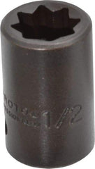 Proto - 1/2" Drive 1/2" Standard Impact Socket - 8 Points, 1-1/2" OAL - Apex Tool & Supply