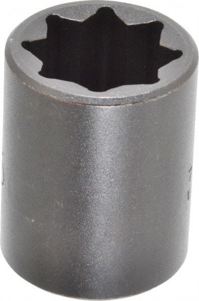 Proto - 1/2" Drive 11/16" Standard Impact Socket - 8 Points, 1-1/2" OAL - Apex Tool & Supply