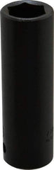 Proto - 1/2" Drive 11/16" Deep Impact Socket - 6 Points, 3-1/4" OAL - Apex Tool & Supply