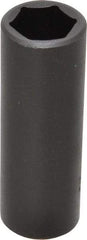 Proto - 1/2" Drive 3/4" Deep Impact Socket - 6 Points, 3-1/4" OAL - Apex Tool & Supply