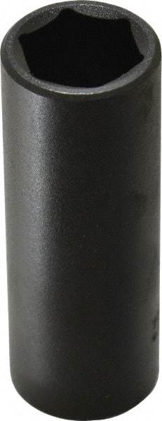 Proto - 1/2" Drive 7/8" Deep Impact Socket - 6 Points, 3-1/2" OAL - Apex Tool & Supply