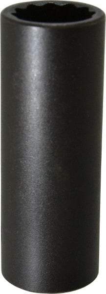 Proto - 1/2" Drive 7/8" Deep Impact Socket - 12 Points, 3-1/2" OAL - Apex Tool & Supply