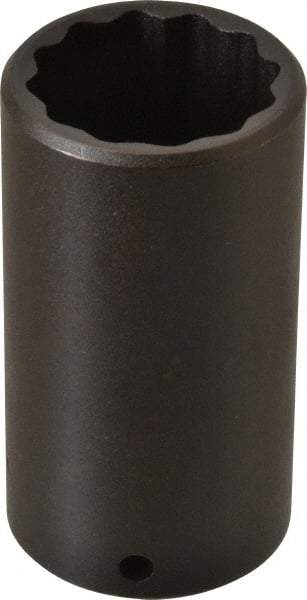 Proto - 1/2" Drive 1-3/8" Deep Impact Socket - 12 Points, 3-1/2" OAL - Apex Tool & Supply