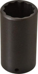 Proto - 1/2" Drive 1-3/8" Deep Impact Socket - 12 Points, 3-1/2" OAL - Apex Tool & Supply