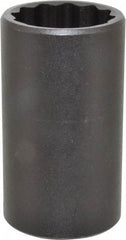 Proto - 1/2" Drive 1-7/16" Deep Impact Socket - 12 Points, 3-1/2" OAL - Apex Tool & Supply