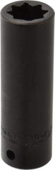 Proto - 1/2" Drive 9/16" Deep Impact Socket - 8 Points, 3-1/4" OAL - Apex Tool & Supply