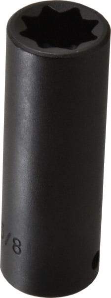 Proto - 1/2" Drive 5/8" Deep Impact Socket - 8 Points, 3-1/4" OAL - Apex Tool & Supply