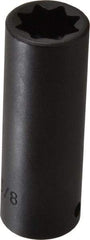 Proto - 1/2" Drive 5/8" Deep Impact Socket - 8 Points, 3-1/4" OAL - Apex Tool & Supply