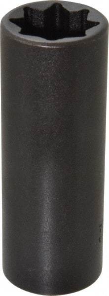 Proto - 1/2" Drive 11/16" Deep Impact Socket - 8 Points, 3-1/4" OAL - Apex Tool & Supply