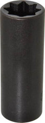 Proto - 1/2" Drive 11/16" Deep Impact Socket - 8 Points, 3-1/4" OAL - Apex Tool & Supply