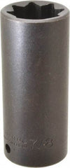 Proto - 1/2" Drive 7/8" Deep Impact Socket - 8 Points, 3-1/2" OAL - Apex Tool & Supply