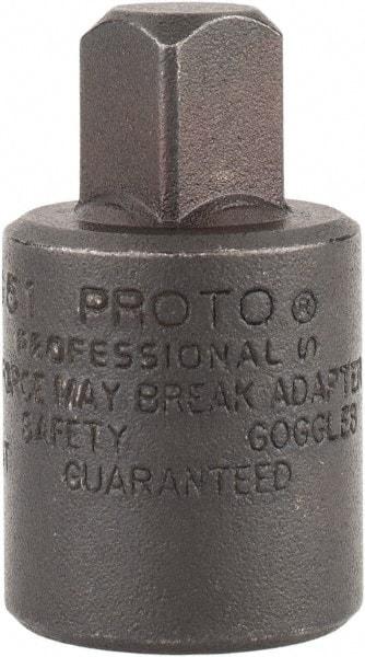 Proto - 3/8 Male 1/2 Female Impact Drive Adapter - 1-7/16" OAL - Apex Tool & Supply