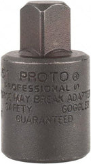 Proto - 3/8 Male 1/2 Female Impact Drive Adapter - 1-7/16" OAL - Apex Tool & Supply