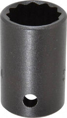 Proto - 1/2" Drive 18mm Standard Impact Socket - 12 Points, 1-1/2" OAL - Apex Tool & Supply
