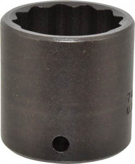 Proto - 1/2" Drive 32mm Standard Impact Socket - 12 Points, 2" OAL - Apex Tool & Supply