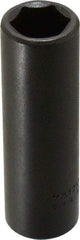 Proto - 1/2" Drive 17mm Deep Impact Socket - 6 Points, 3-1/4" OAL - Apex Tool & Supply