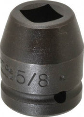 Proto - 3/4" Drive 5/8" Standard Impact Socket - 4 Points, 2" OAL - Apex Tool & Supply
