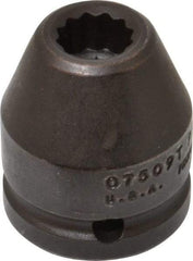 Proto - 3/4" Drive 9/16" Standard Impact Socket - 12 Points, 1-7/8" OAL - Apex Tool & Supply